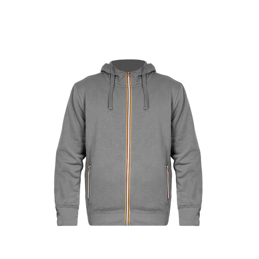 Толстовка мужская LAS VEGAS MAN, серый меланж, S, 80% хлопок, 20% полиэстр, 280 г/м2