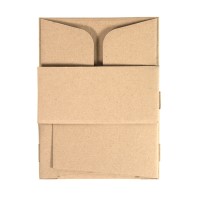 Коробка подарочная mini BOX, размер 16 x 15 x 8 см, картон МГК бур., самосборная