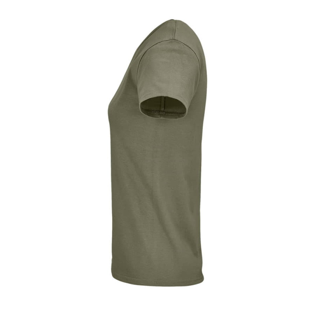 Футболка женская "CRUSADER WOMEN", хаки, S, 100% органический хлопок, 150 г/м2
