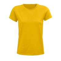 Футболка женская "CRUSADER WOMEN", желтый, XL, 100% органический хлопок, 150 г/м2