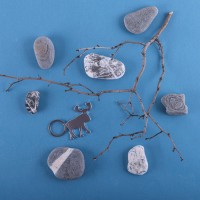 Брелок-открывалка "Рудольф", 5,5 x 5,3 x 0,3, сталь