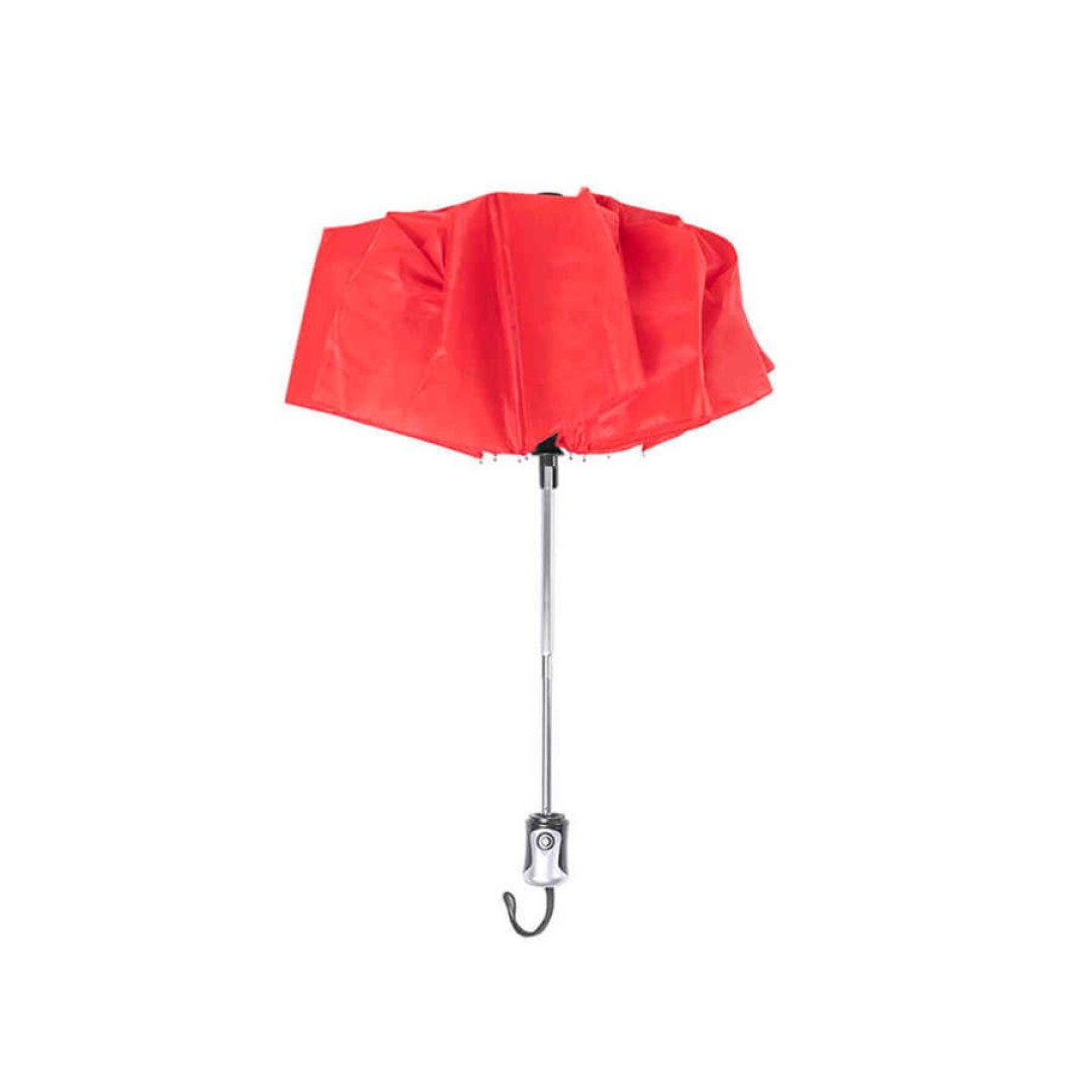 Зонт складной ALEXON, автомат, серый, 100% полиэстер 190T