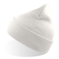 Шапка вязаная  двойная Wind-S, белый, 100% переработанный полиэстер