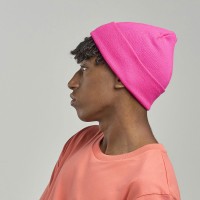 Шапка вязаная  двойная Wind-S, белый, 100% переработанный полиэстер