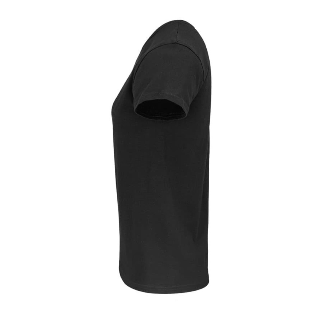 Футболка женская "CRUSADER WOMEN", черный, L, 100% органический хлопок, 150 г/м2