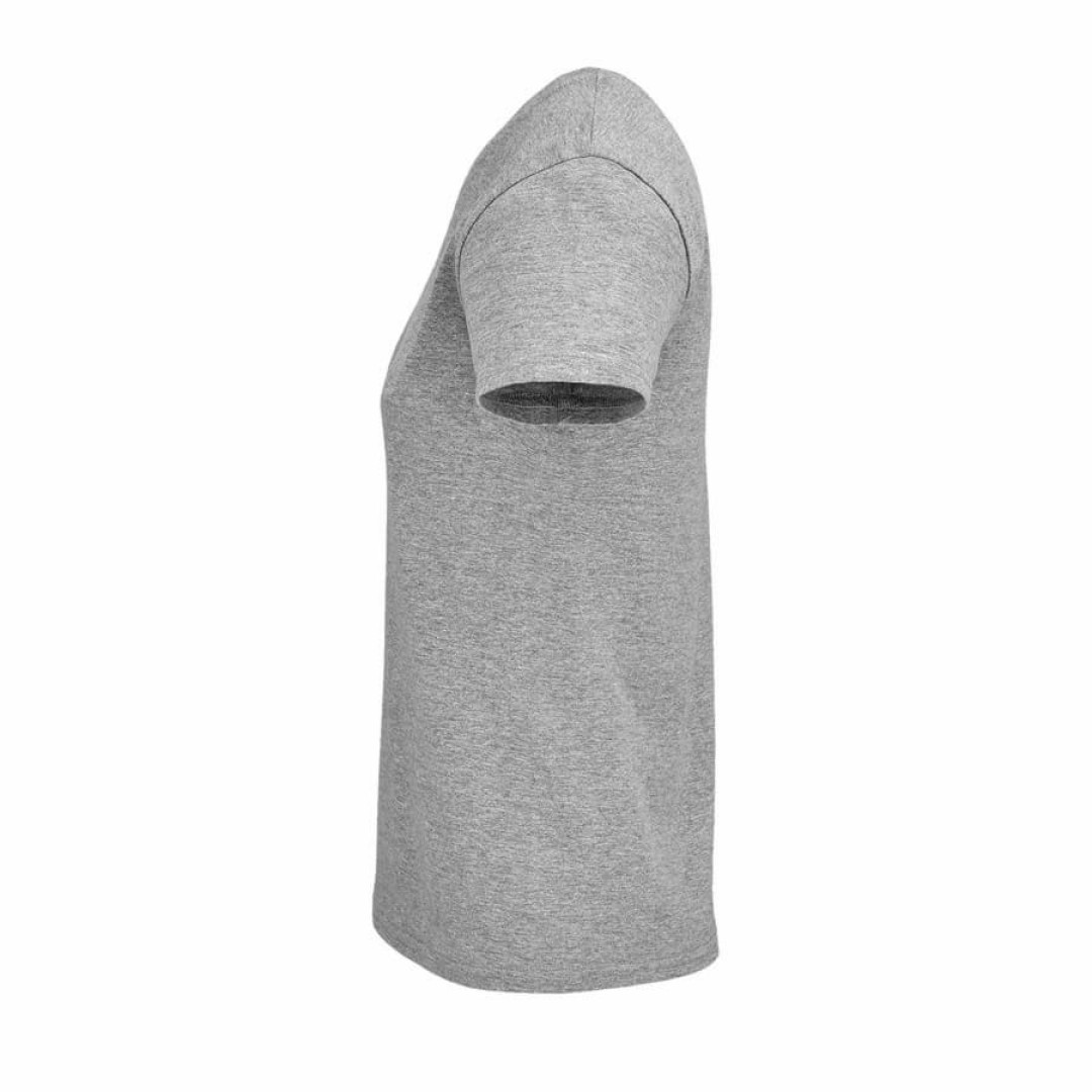 Футболка женская "CRUSADER WOMEN", серый меланж, 3XL, 100% органический хлопок, 150 г/м2
