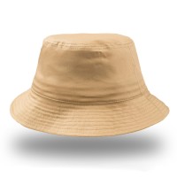 Панама BUCKET COTTON, хаки (бежевый), 100% хлопок, 180 г/м2