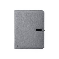 Папка SORGAX, RPET 600D, А4, серый меланж, 24,5*32*1,5см