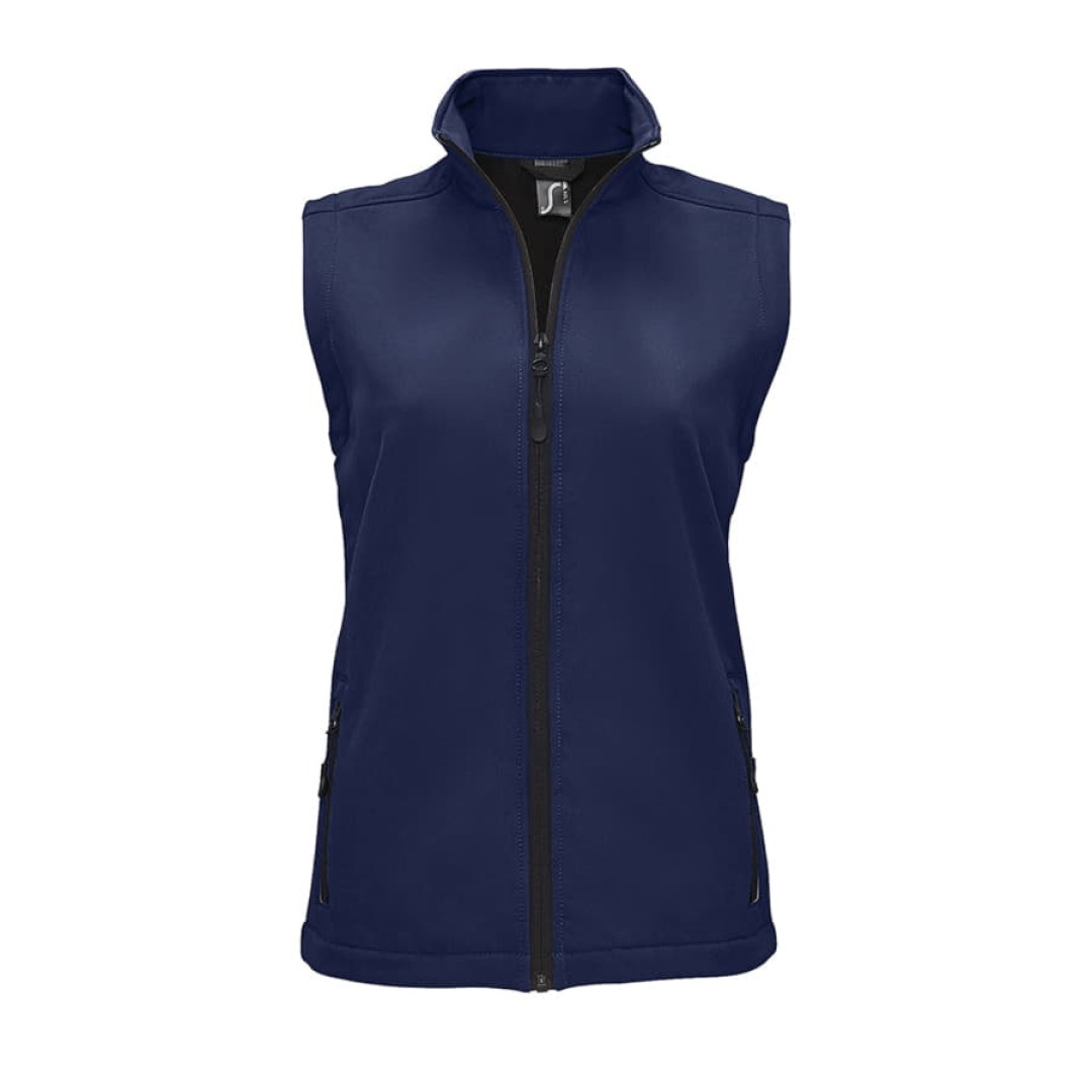 Жилет софтшелл "Race BW Women", темно-синий_ S, 96% п/э 4% э-н, подкладка 100% полиэстер, 280 г/м2