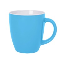 Подарочный набор JOY: блокнот, ручка, кружка, коробка, стружка, голубой