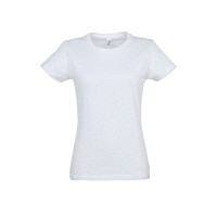 Футболка женская IMPERIAL WOMEN, светло-серый меланж_2XL, 100% хлопок, 190 г/м2