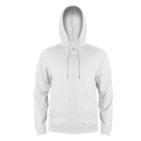 Толстовка мужская с капюшоном SELEN, белый, L, 50 % хлопок, 50% полиэстер, 260 г/м2