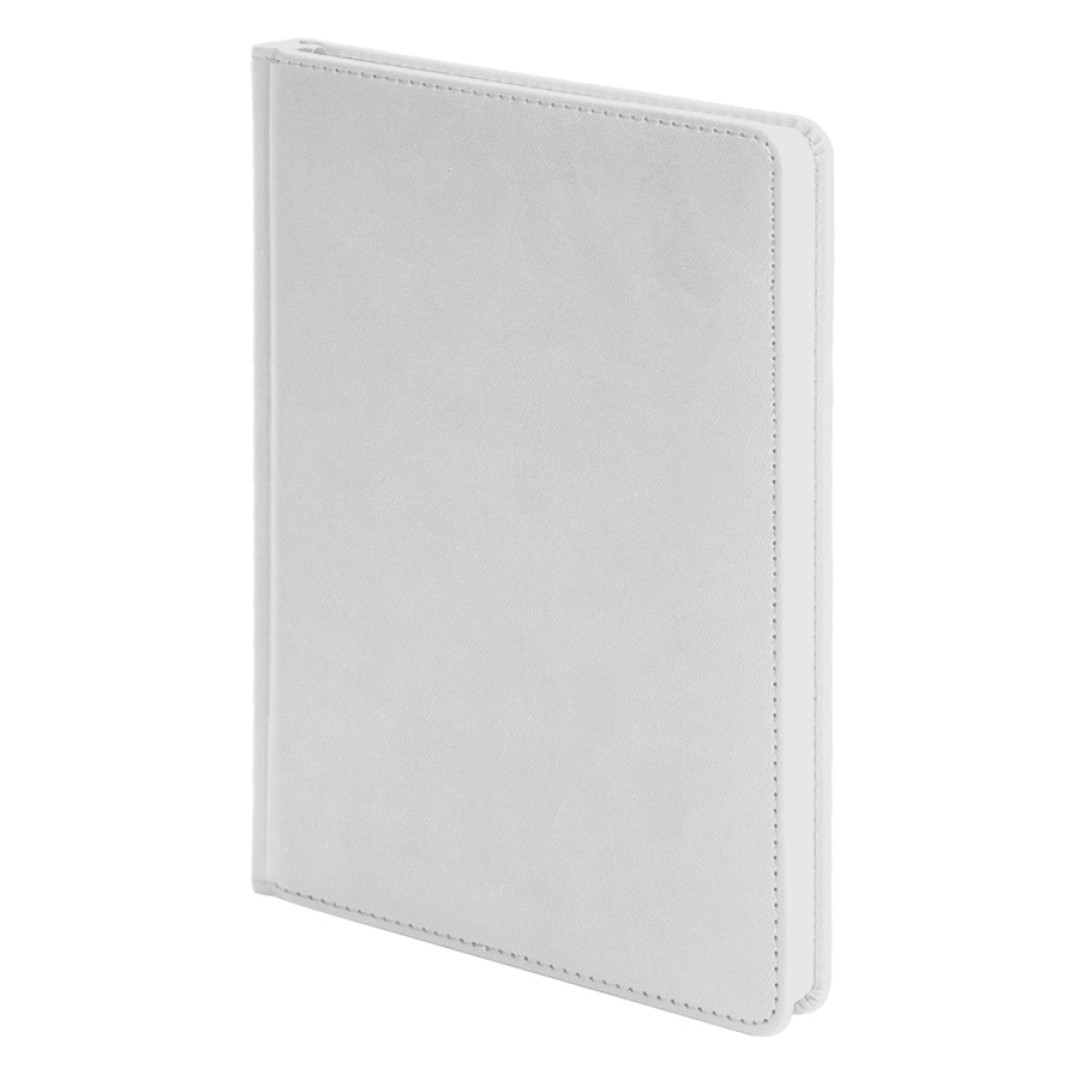 Ежедневник недатированный Campbell, А5,  белый, белый блок