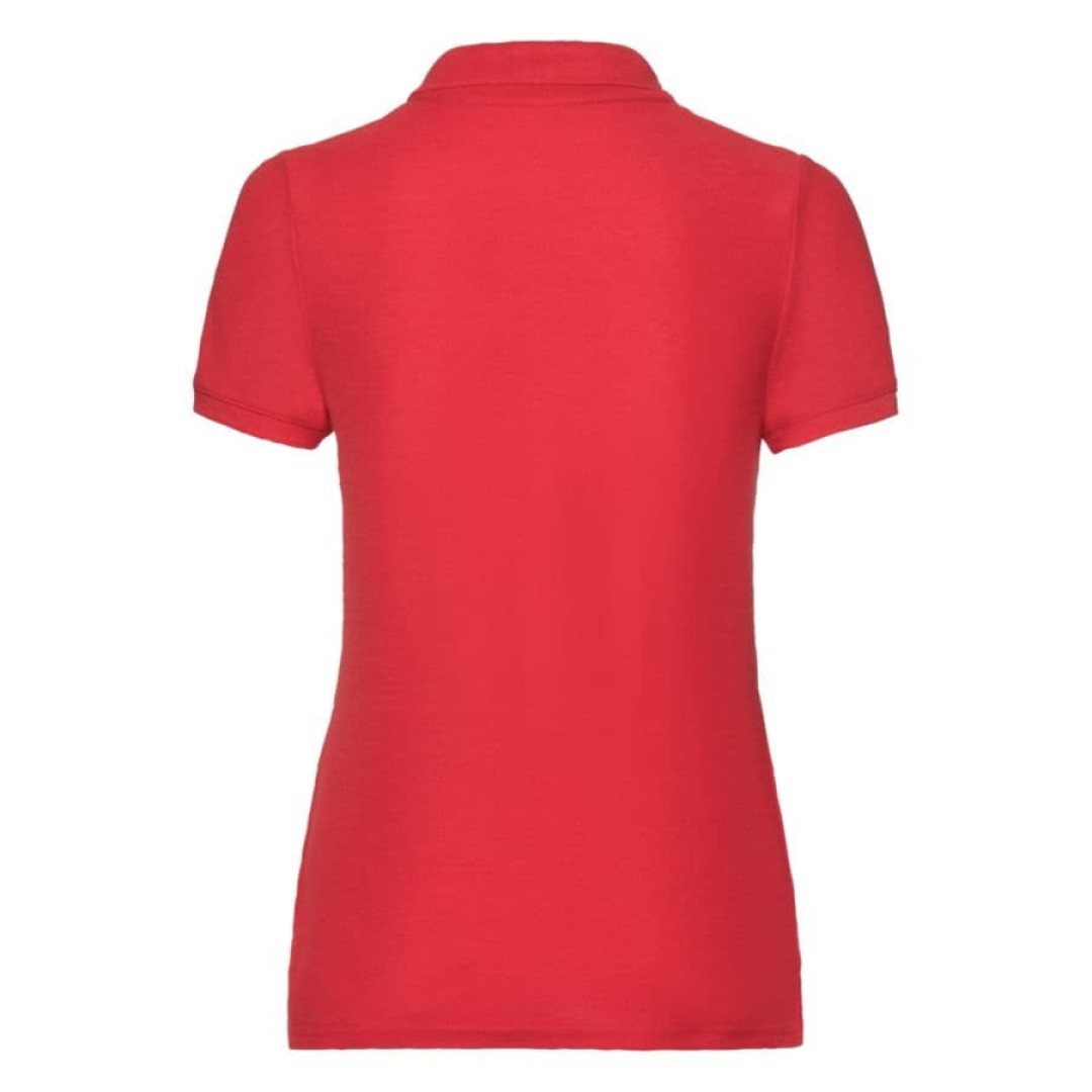 Поло "Lady-Fit 65/35 Polo", красный_S, 65% п/э, 35% х/б, 180 г/м2