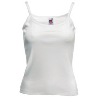 Майка "Lady-fit Strap T", белый_L, 100% х/б, 210 г/м2