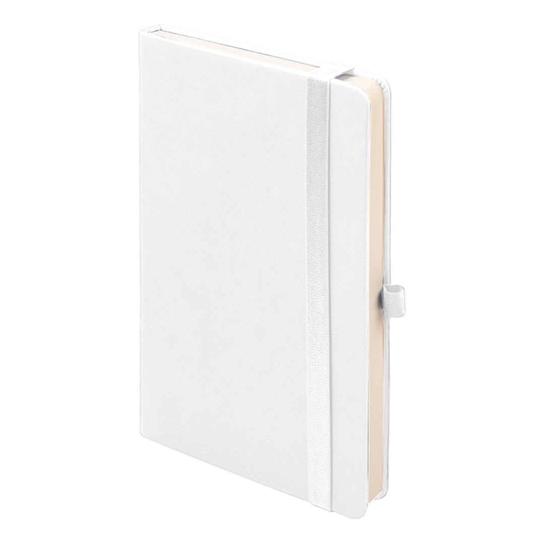 Ежедневник недатированный HAMILTON, A5, белый, кремовый блок