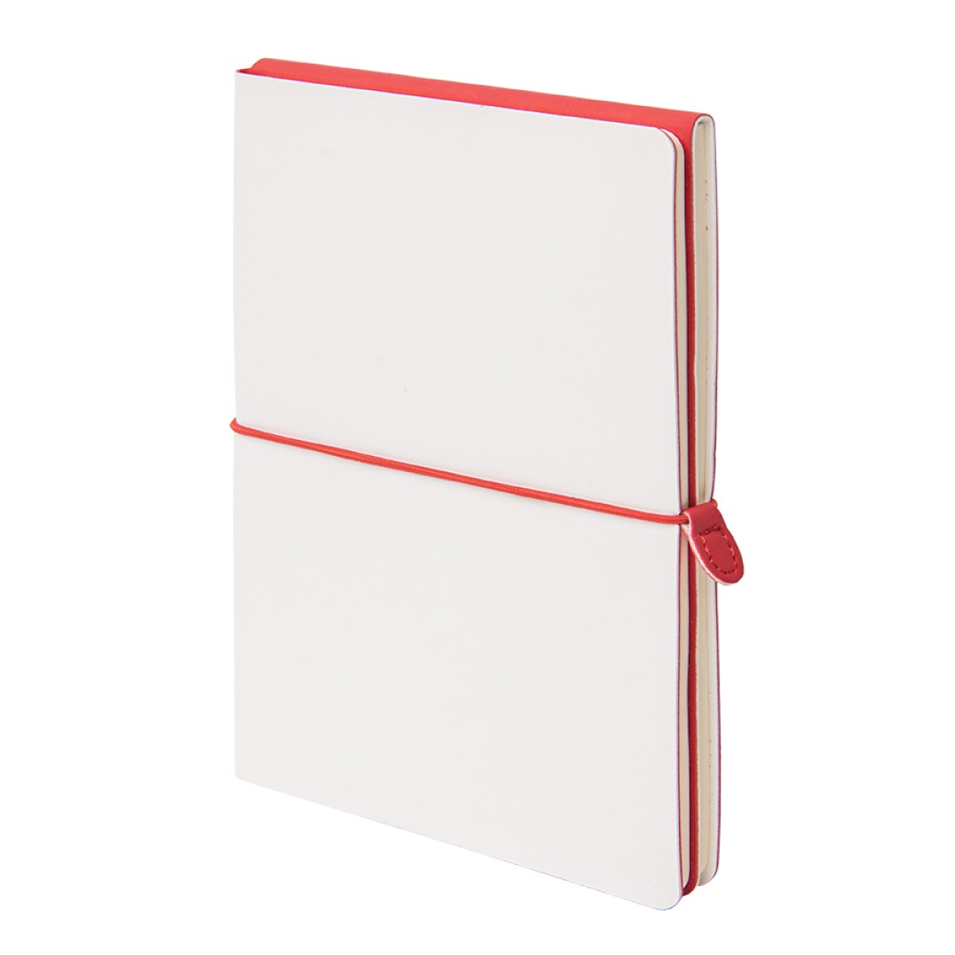 Набор подарочный WHITE VEIL: блокнот, ручка, кружка, белый/красный