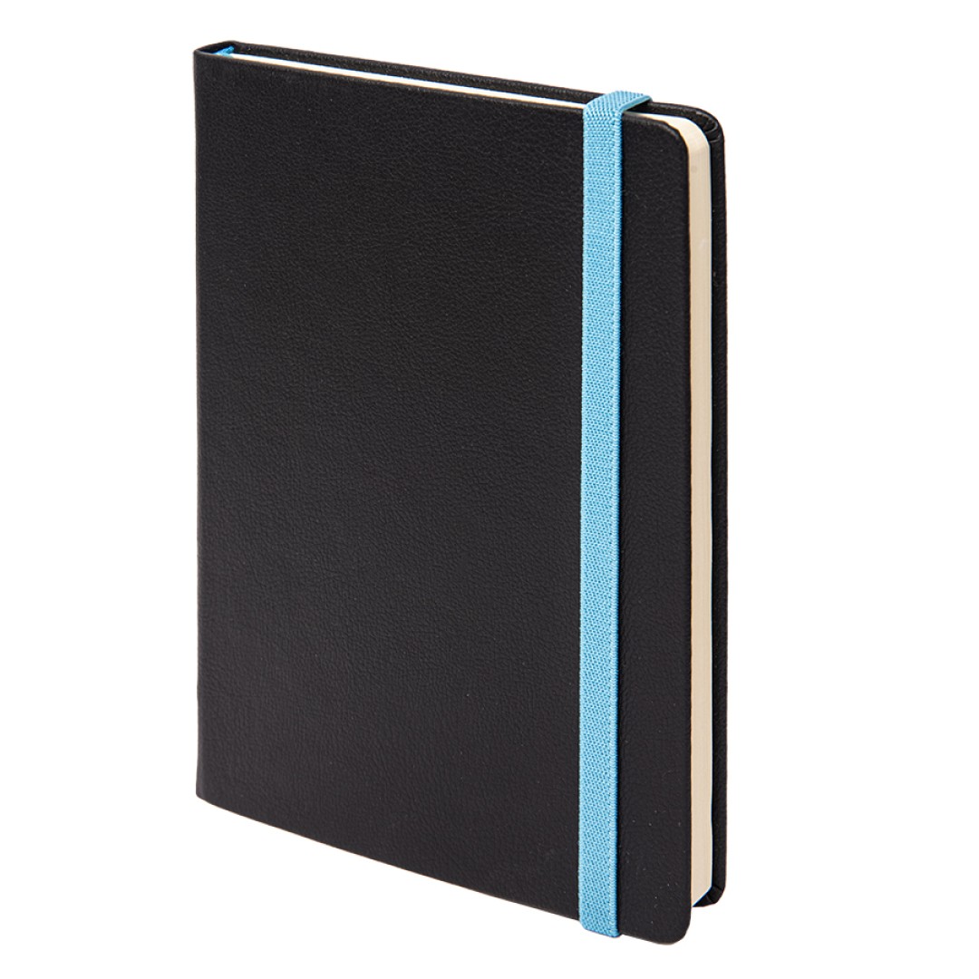 Набор подарочный HYPER: кружка, ежедневник, ручка, черный/голубой