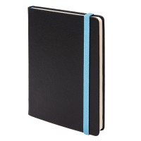 Набор подарочный HYPER: кружка, ежедневник, ручка, черный/голубой