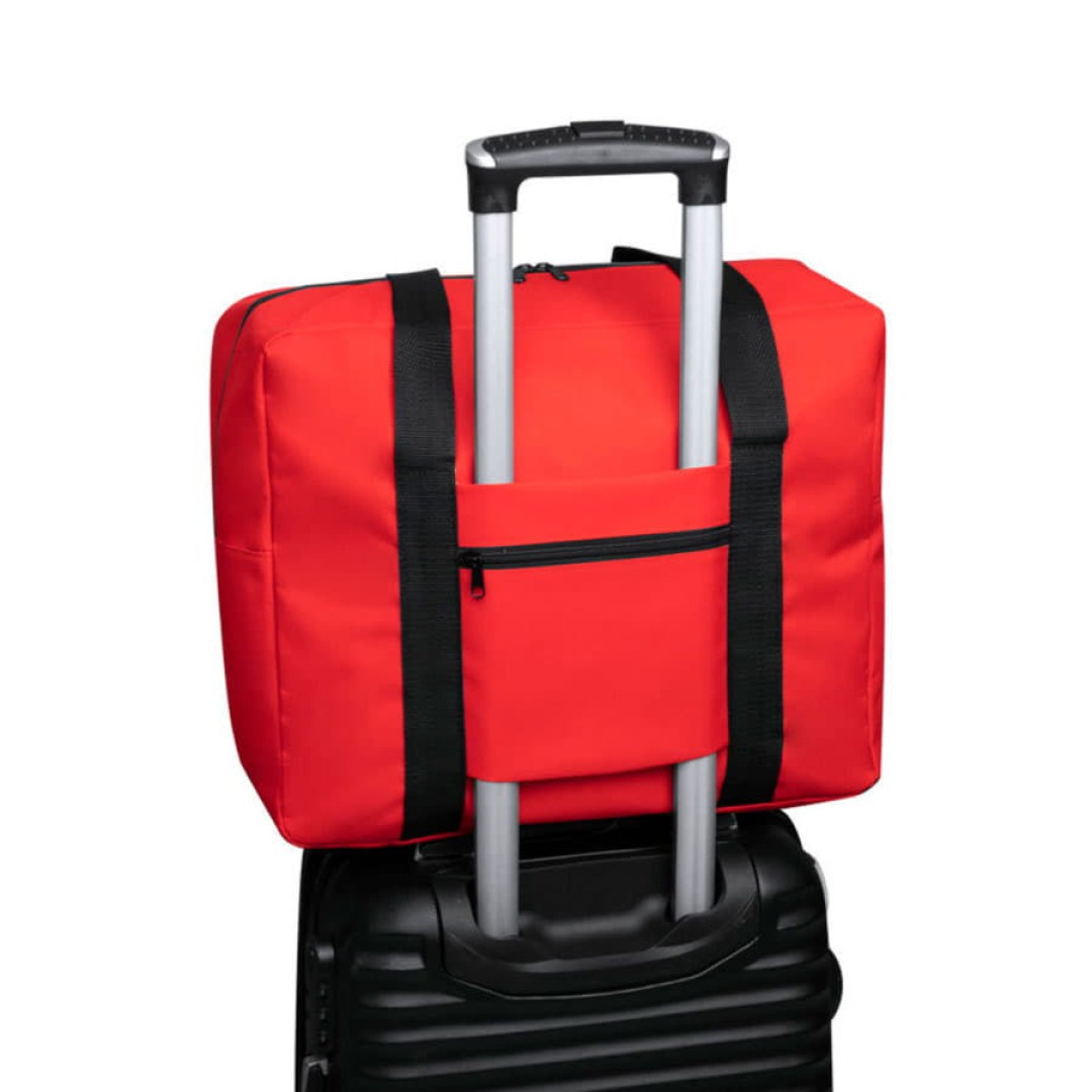 Сумка дорожная "Tarok", красный, 42x34x16 см, 100% полиэстер 600D