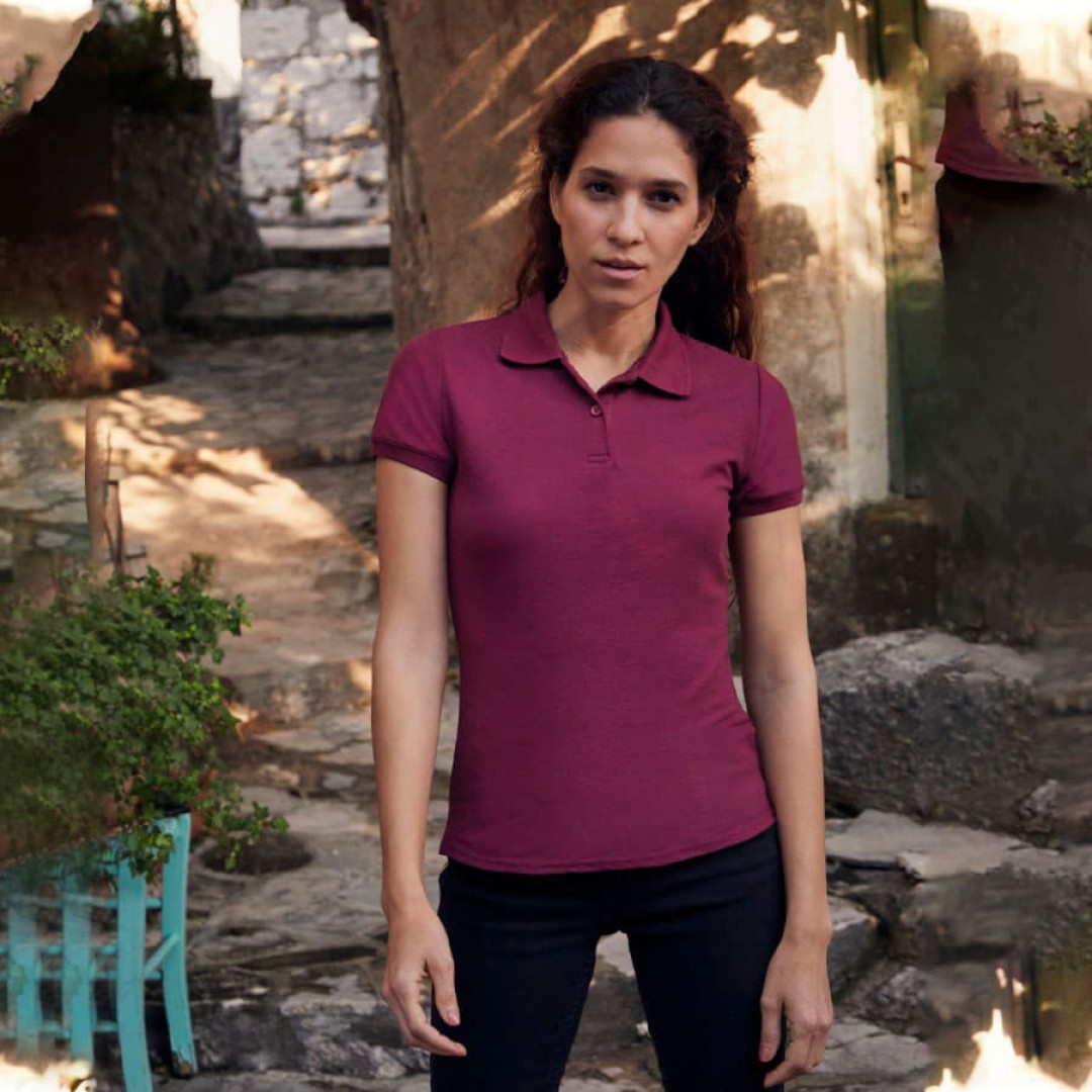 Поло "Lady-Fit 65/35 Polo", ярко-синий_L, 65% п/э, 35% х/б, 180 г/м2