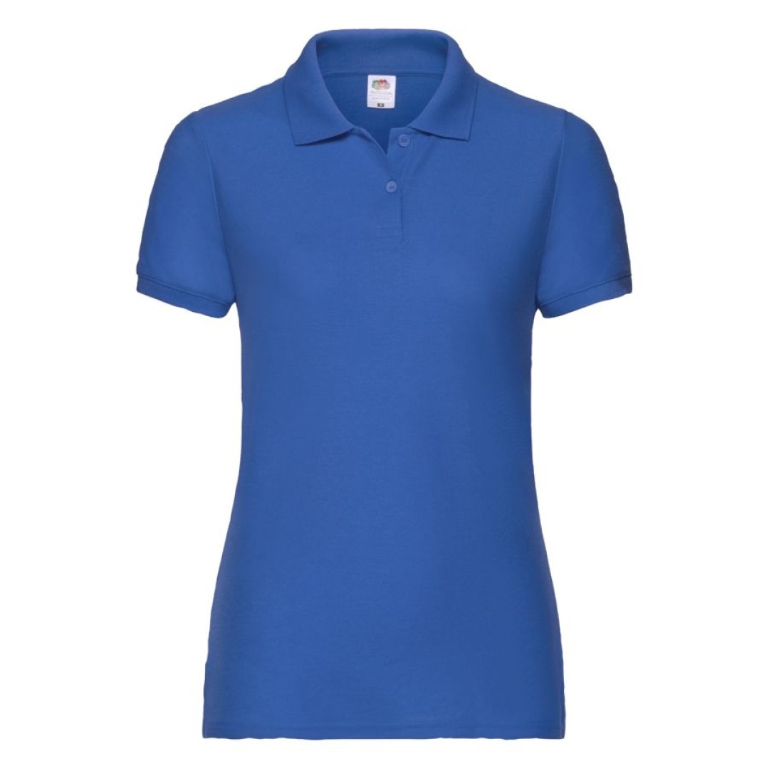 Поло "Lady-Fit 65/35 Polo", ярко-синий_М, 65% п/э, 35% х/б, 180 г/м2