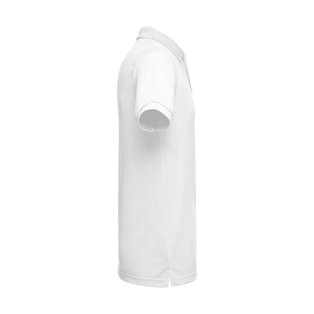 Рубашка-поло мужская BERLIN, к/р, белый, XS, 65% полиэстер, 35% хлопок, плотность 200 г/м2