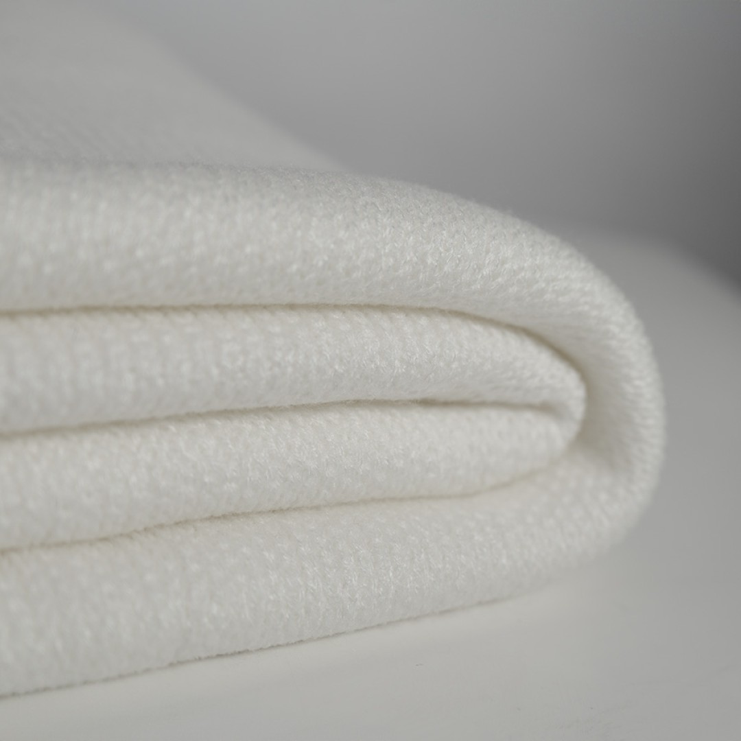 Плед  "Belt", белый, 130 х 180 см, 100% акрил, с поясом