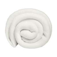 Плед  "Belt", белый, 130 х 180 см, 100% акрил, с поясом