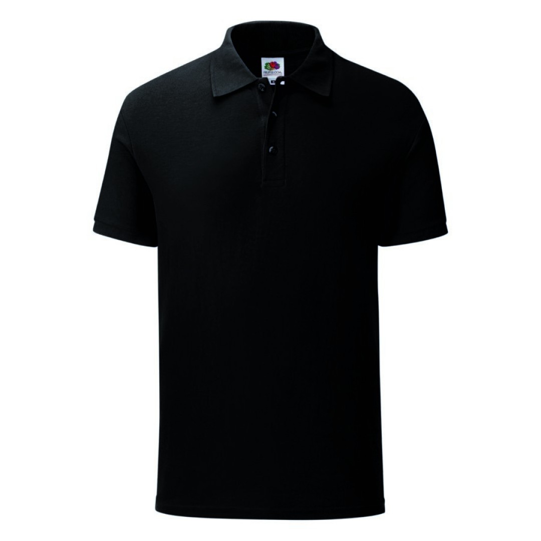 Рубашка поло мужская "Iconic Polo", черный, M, 100% х/б, 180 г/м2