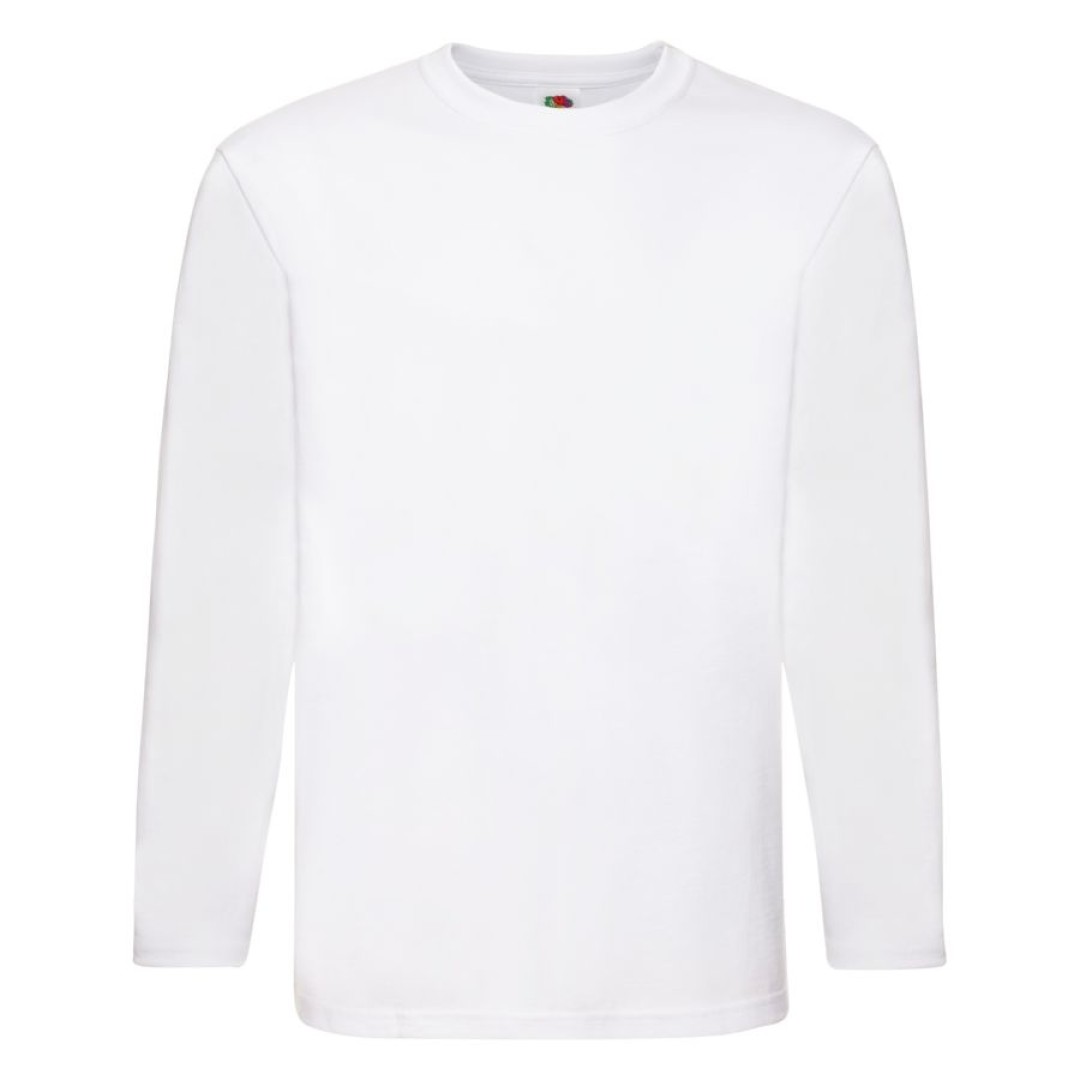Футболка "Super Premium Long Sleeve", белый, M, 100% х/б, 190 г/м2