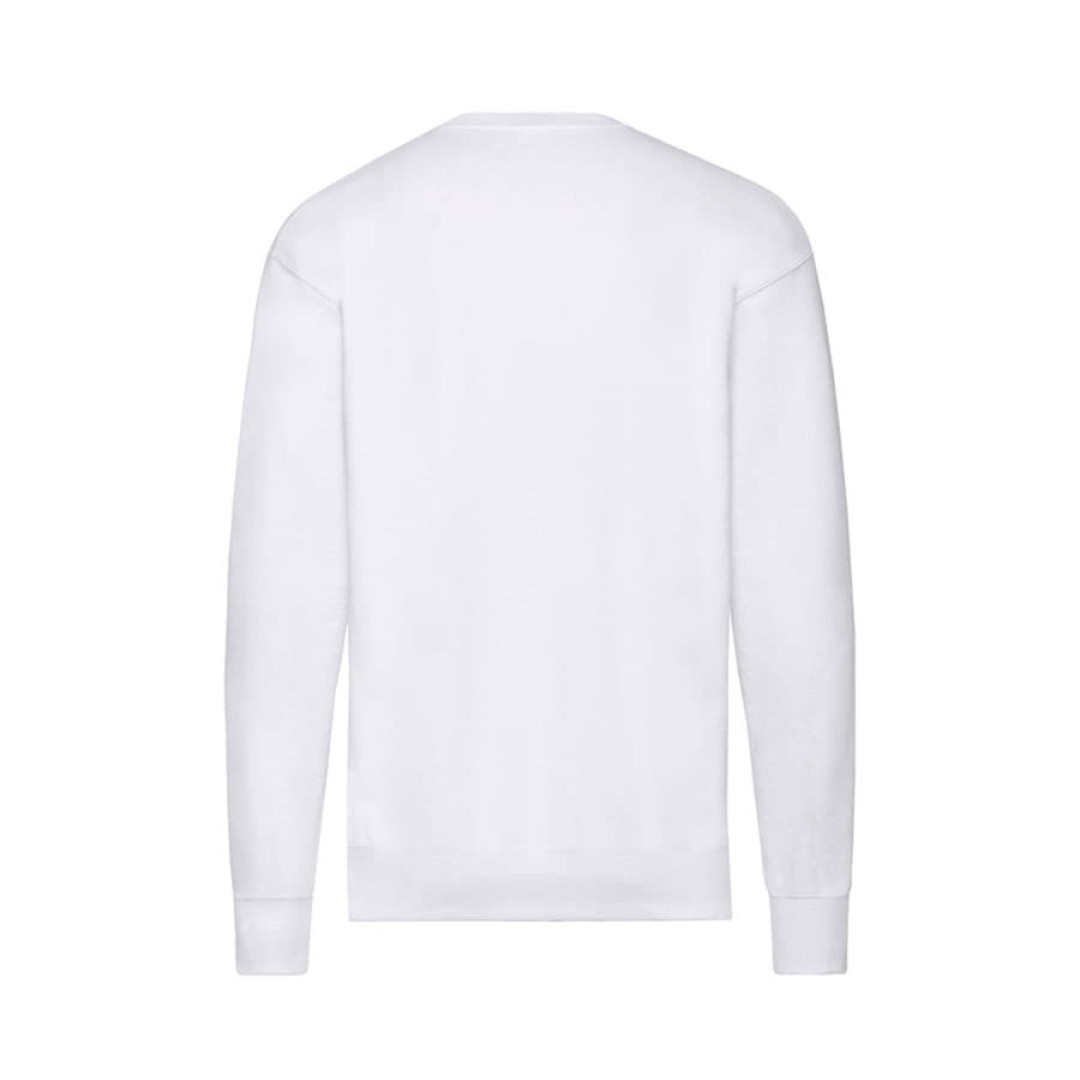 Толстовка мужская без начеса "Lightweight Set-in Sweat", белый, M, 80% х/б 20% полиэстер, 240 г/м2