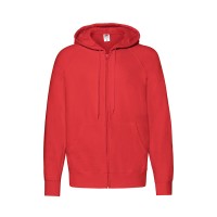 Толстовка без начеса "Lightweight Hooded Sweat",  красный, M, 80% х/б 20% полиэстер, 240 г/м2