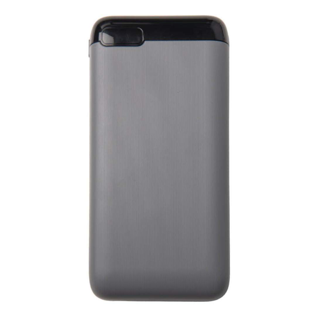 Универсальный аккумулятор Num 20 (20000 мАч), серый, 14,6х7.0х2,75 см