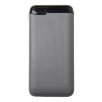 Универсальный аккумулятор Num 20 (20000 мАч), серый, 14,6х7.0х2,75 см