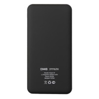 Универсальный аккумулятор Flash 10 (10000 мАч) с подсветкой и soft touch,черный,13,7х6,87х1,55мм