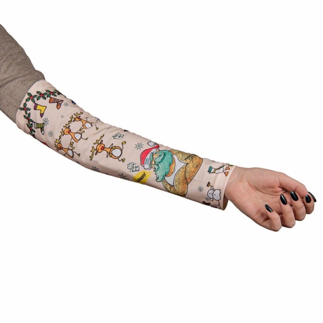 Рукава Tattoo, белый, 100% полиэстер , размер: 12428 см