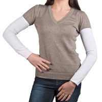 Рукава Tattoo, белый, 100% полиэстер , размер: 12428 см