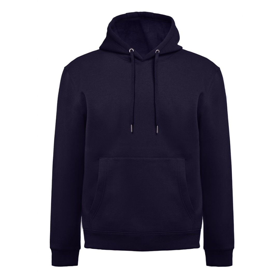 Толстовка мужская с капюшоном KARACHI, глубокий синий, 2XL, 80% хлопок, 20% полиэстер, плотность 280