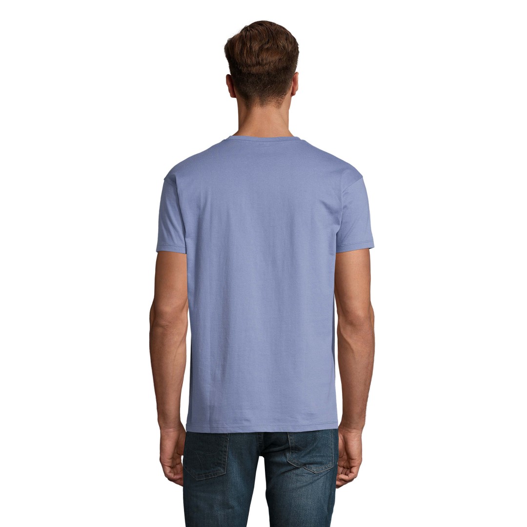 Футболка мужская IMPERIAL, сиренево-синий, 2XL, 100% хлопок, 190г/м2