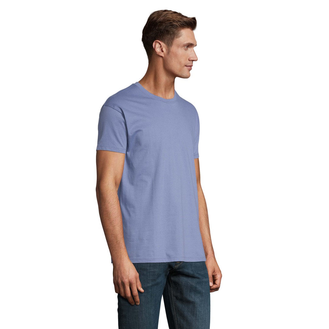 Футболка мужская IMPERIAL, сиренево-синий, 2XL, 100% хлопок, 190г/м2