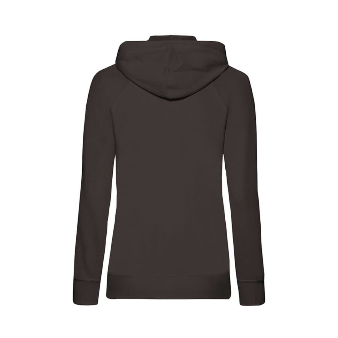 Толстовка без начеса "Ladies Lightweight Hooded Sweat", черный, S, 80% х/б 20% полиэстер, 240 г/м2