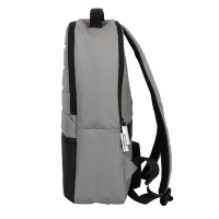 Рюкзак водостойкий 'Stian", серый/черный, 42х28х12 см, 100% полиэстер