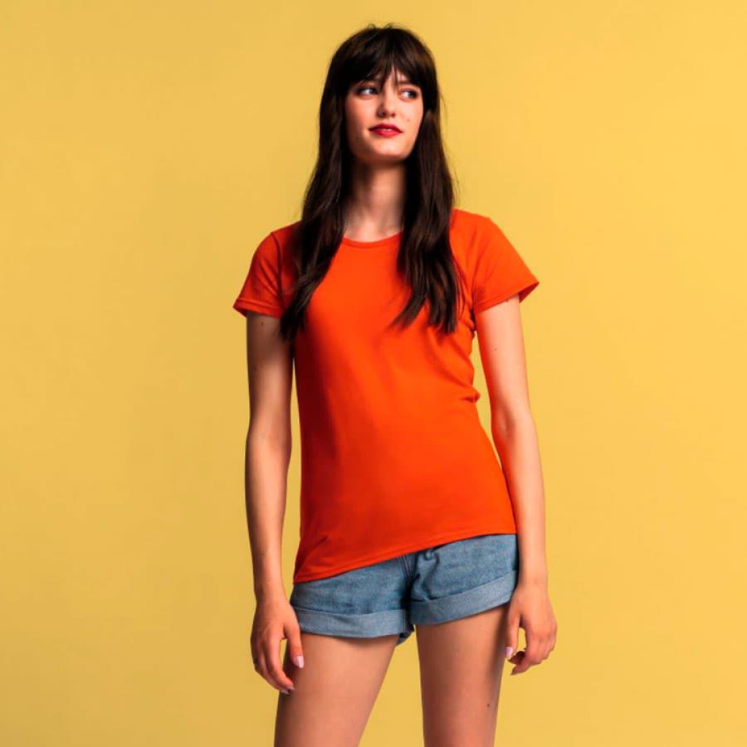 Футболка "Ladies Iconic", красный, M, 100% хлопок, 150 г/м2