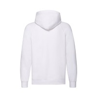 Толстовка без начеса "Lightweight Hooded Sweat",  белый, S, 80% х/б 20% полиэстер, 240 г/м2