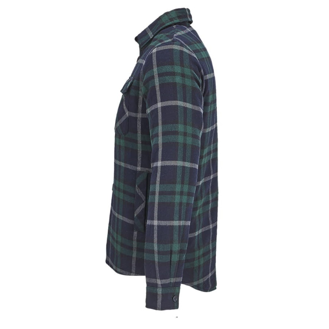 Куртка рубашка мужская NOAH, зелен., M/L(1),100%хлопок,180 г/м2,подкладка и утеплитель:100%полиэстер