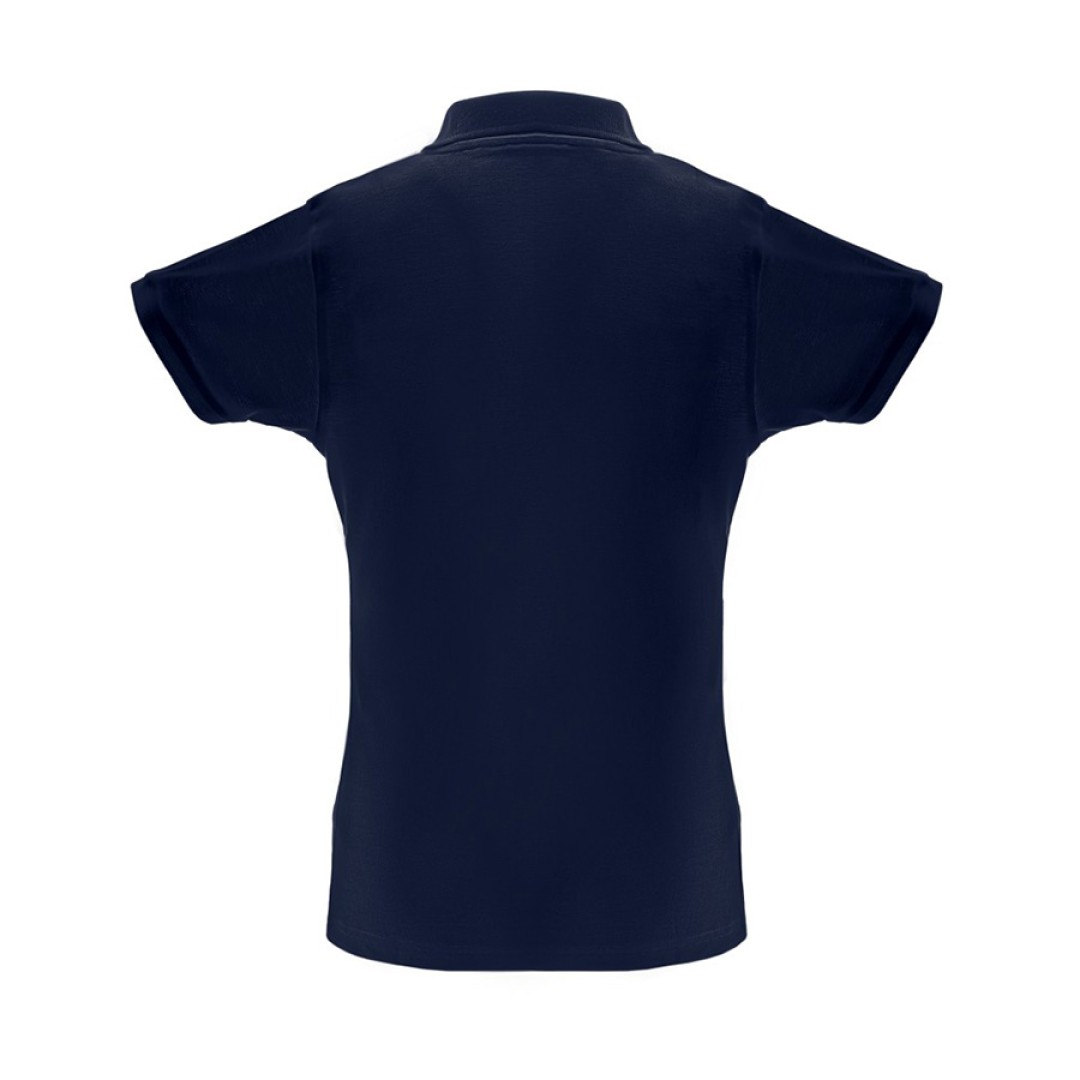 Рубашка-поло женская BERLIN WOMAN, к/р, т.-синий, 2XL, 65% полиэстер, 35% хлопок, плотность 200 г/м2