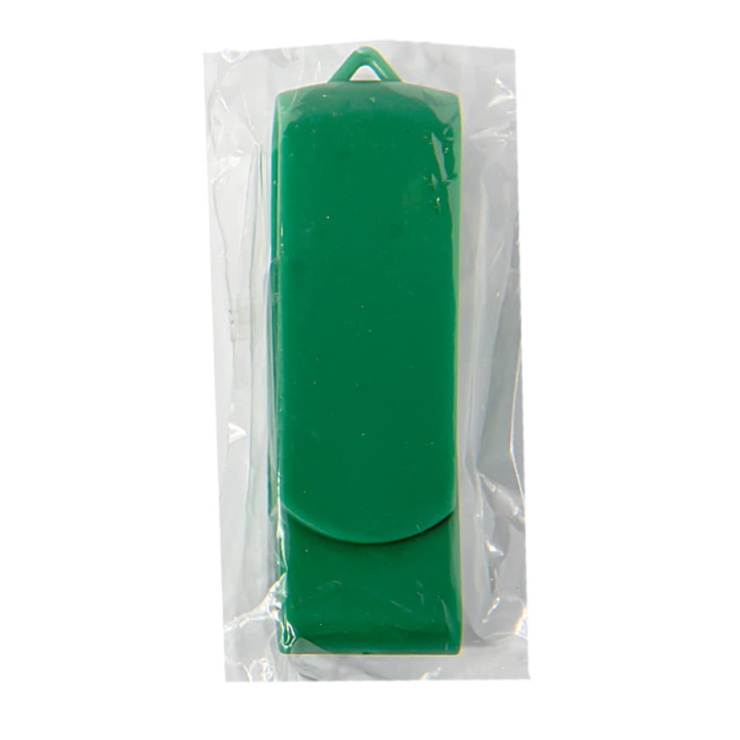 USB flash-карта SWING (8Гб), зеленый, 6,0х1,8х1,1 см, пластик