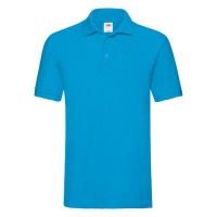 Поло "Premium Polo", лазурно-голубой_M, 100% х/б, 180 г/м2