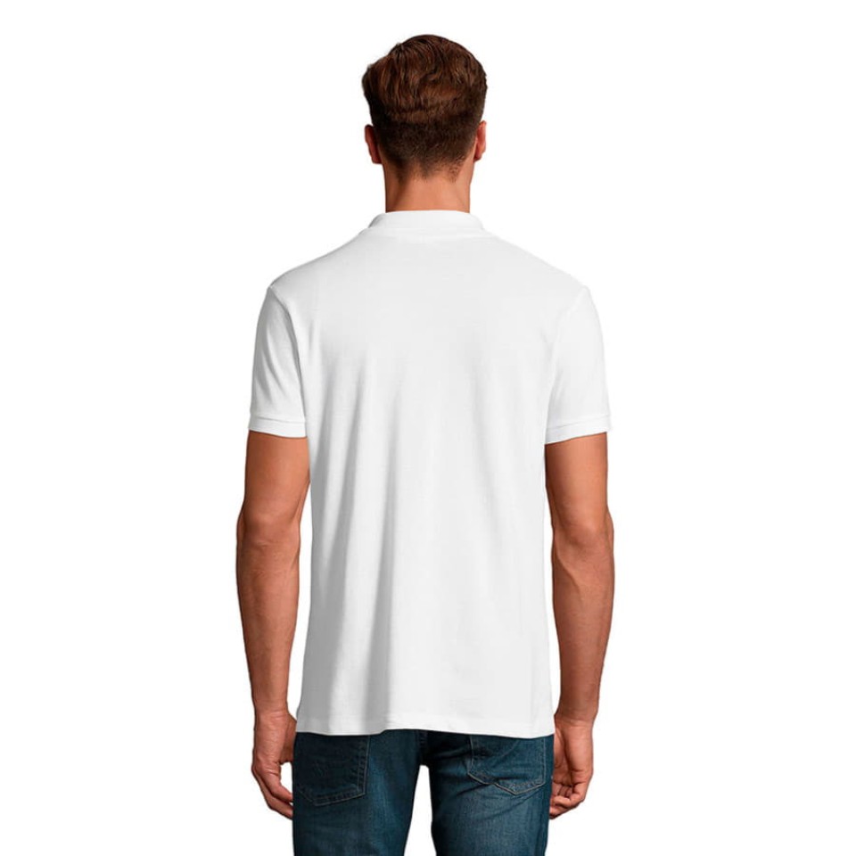 Поло "Perfect Men", белый_2XL, 100% х/б, 180г/м2